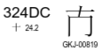 glyph of U324DC